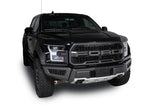 Putco 18-20 Ford F-150 Raptor - Hex Shield - Black Powder Coated Bumper Grille Inserts - 83168