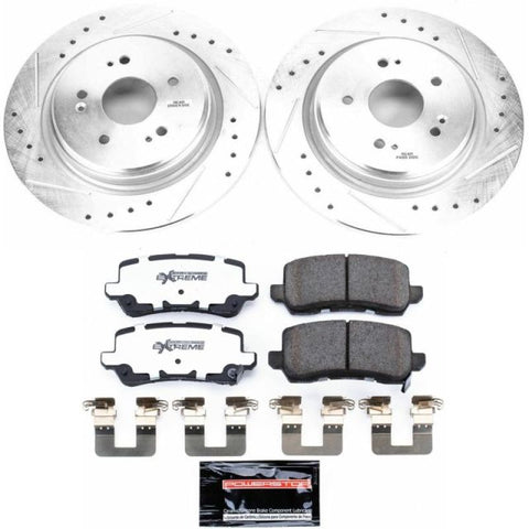 Power Stop 15-19 Acura TLX Rear Z26 Street Warrior Brake Kit - K7216-26