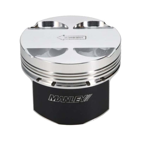 Manley 03-06 Evo 8/9 4G63T 86.0mm +1.0mm Over Bore 10.0/10.5:1 Flat Top Pistons w/ Rings - 606210C-4