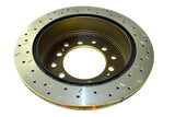 DBA 10+ Toyota 4Runner/FJ Cruiser Rear Drilled and Slotted 4000 Series Rotor - 42737XS
