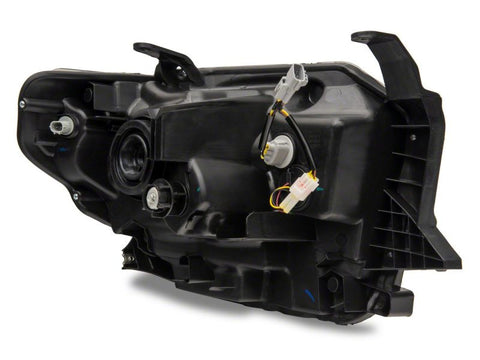 Raxiom 14-21 Toyota Tundra Axial Series Headlights w/ SEQL LED Bar- Blk Housing (Clear Lens) - TU16009