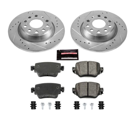 Power Stop 16-18 Audi Q3 Rear Z23 Evolution Sport Brake Kit - K7707