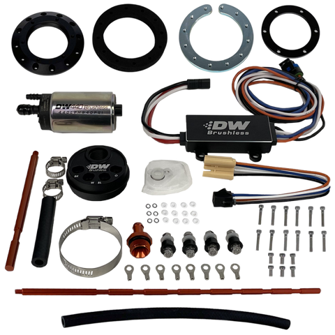 DeatschWerks Universal In-Tank Pump Mount w/ DW440 Brushless 415lph Fuel Pump & Controller - 9-441-C102-5008