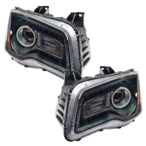 Oracle 11-14 Chrysler 300C SMD HL - Black - NON HID - Orange - 7729-005