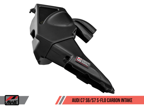 AWE Tuning Audi C7 S6 / S7 4.0T S-FLO Carbon Intake V2 - 2660-15020