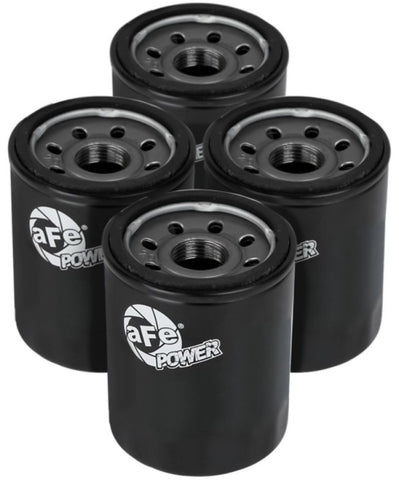aFe ProGuard HD Oil Filter; 19-20 GM Silverado 1500; L4 2.7L - 4 Pack - 44-LF047-MB