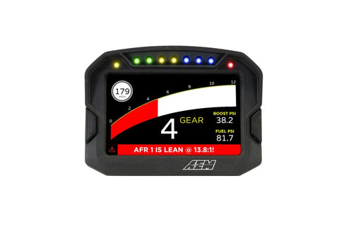 AEM CD-5G Carbon Digital Dash Display w/ Interal 10Hz GPS & Antenna - 30-5602