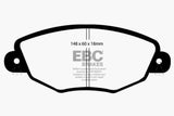 EBC 01-04 Jaguar X-Type 2.5 Redstuff Front Brake Pads - DP31322C
