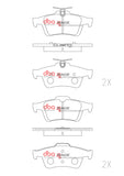 DBA 07-13 Mazda Mazdaspeed3 Rear RP Performance Brake Pads - DB1763RP