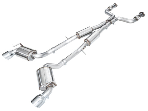 AWE Tuning 2023 Nissan Z RZ34 RWD Touring Edition Cat-Back Exhaust System w/ Chrome Silver Tips - 3015-32400