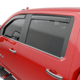 EGR 2019 Chevy 1500 Crew Cab In-Channel Window Visors - Dark Smoke - 571651