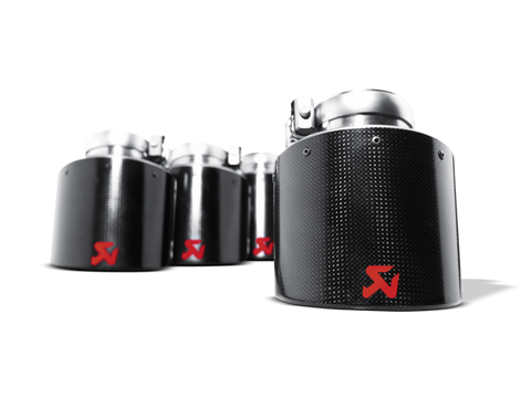 Akrapovic 08-25 Nissan GT-R Tail Pipe Set (Carbon 125 mm) - TP-NIR35C