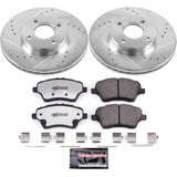 Power Stop 14-19 Ford Fiesta Front Z26 Street Warrior Brake Kit - K6818-26