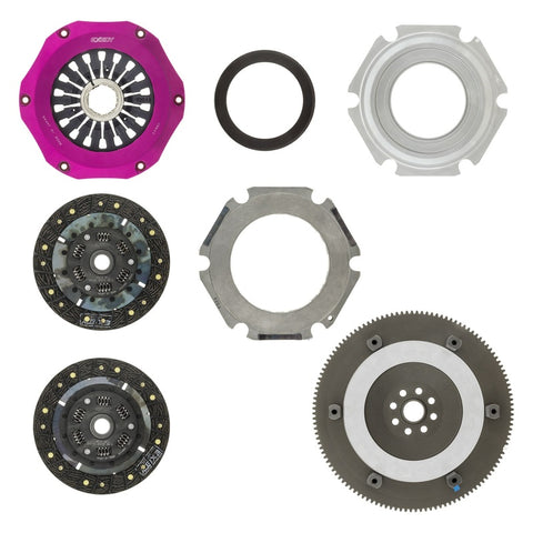 Exedy 04-17 Subaru WRX STI EJ255/EJ257 2.5L Twin-Organic Clutch Kit - FM022SDF