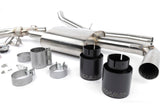 Dinan 17-24 Mini Cooper Clubman/Countryman S ALL4 (F54/F60) Valved Axleback Exhaust - Black Tips - D660-0084-BLK