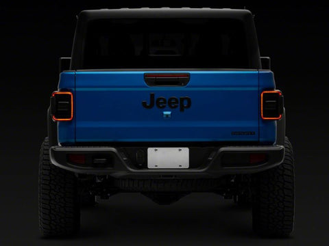 Raxiom 20-23 Jeep Gladiator JT w/ Factory Halogen LED Tail Lights- Blk Housing (Smoked Lens) - JG10490