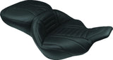 Mustang 84-06 Harley Standard Rear Tire Wide Touring Solo Seat - Black - 75757