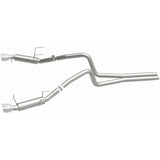 Magnaflow 2014 Ford Mustang V6 3.7L Comp Series Dual Split Rear Polished Stainless C/B Perf Exhaust - 15245