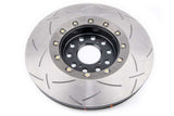 DBA 17+ Honda Civic Type R 5000 Fully Assembled 2-Piece Black Rotor Hat T3 Slotted 350mm x 32mm - DBA53700BLKS