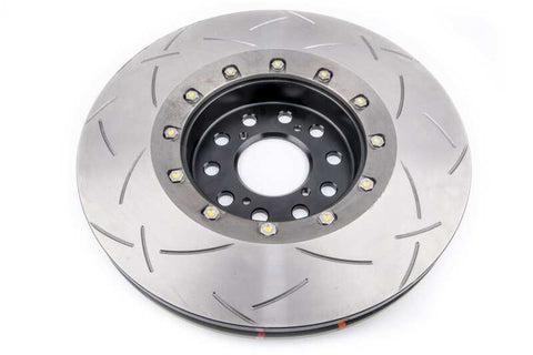 DBA 17+ Honda Civic Type R 5000 Fully Assembled 2-Piece Black Rotor Hat T3 Slotted 350mm x 32mm - DBA53700BLKS