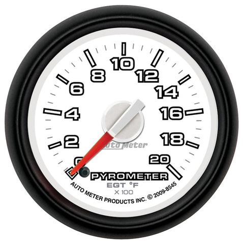 Autometer Factory Match 52.4mm Advanced Digital Stepper Motor 0-2000 Deg F Pyrometer - 8545