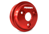 PERRIN 15-21 Subaru WRX / 18-20 Crosstrek / 14-18 FXT Lightweight Water Pump Pulley - Red - PSP-ENG-111RD