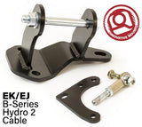 Innovative 96-00 Civic B-Series Black Steel Hydro to Cable Trans Conversion Bracket and Actuator - 40020