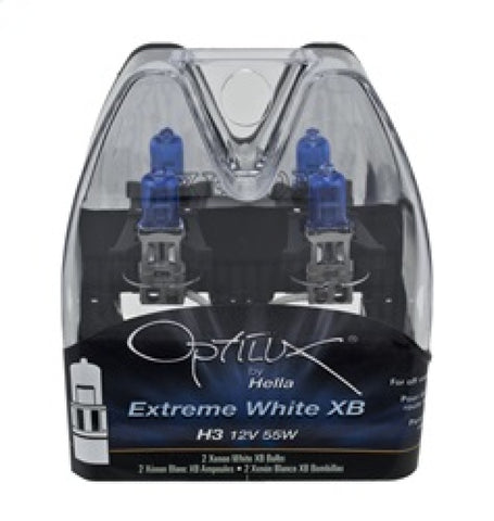 Hella H3 12V 55W Xen White XB Bulb (Pair) - H71071312