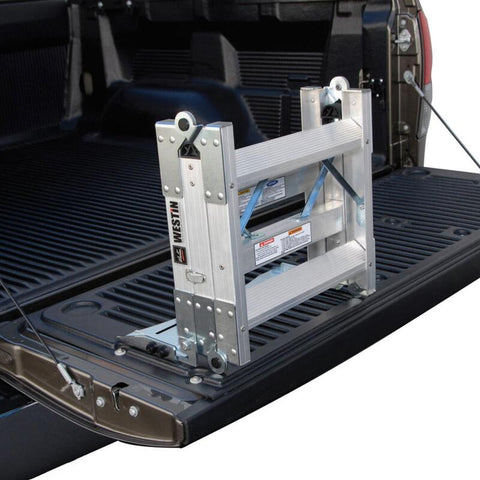 Westin Truck-Pal Tailgate Ladder - Aluminum - 10-3000