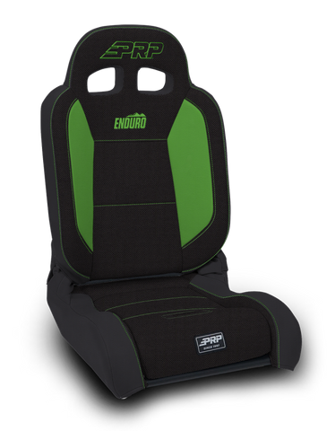 PRP EnduroDaily Reclining Suspension Seat - Black/Green Tweed - Driver - A8701044-50-W