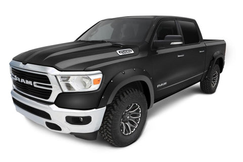 Bushwacker 20-22 Ram 1500 (Excl. Rebel/TRX) 76.3/67.4in Bed Pocket Style Flares 4pc - Diamd. Black - 50924-45