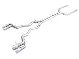 AWE Tuning 18-19 BMW M5 (F90) 4.4T AWD Cat-Back Exhaust - Track Edition (Chrome Silver Tips) - 3020-42070