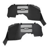 Westin 18-20 Jeep Wrangler JL Inner Fenders - Front - Textured Black - 62-11025