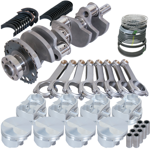 Eagle Chevy LS2 403ci Flat Top Piston 24 Tooth Reluctor 4in Strk 6.125in Rod Len Rotating Assembly - 128264030