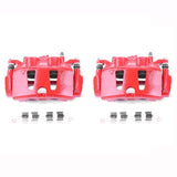Power Stop 2017 Chrysler Pacifica Front Red Calipers w/Brackets - Pair - S5402