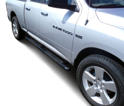 Westin 2009-2018 Dodge/Ram 15/25/3500 Crew Cab PRO TRAXX 4 Oval Nerf Step Bars - Black - 21-23565