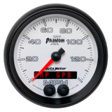 Autometer Phantom II 3-3/8in 0-140MPH In-Dash Electronic GPS Programmable Speedometer - 7580