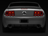 Raxiom 05-09 Ford Mustang Gen5 Tail Lights- Black Housing (Smoked Lens) - 49169