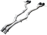 AWE Tuning 23-24 BMW G87 M2 Track Edition Exhaust - Diamond Black Tips - 3020-43487