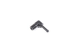 Radium Engineering 1/8in NPT Male to 3/16in Barb 90 Degree Fitting - 14-0344