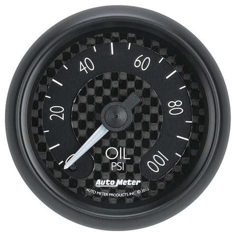 Autometer GT Series 52mm Mechanical 0-100 psi Oil Pressure Gauge - 8021