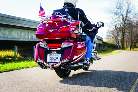 Kuryakyn L.E.D. Lighted Trunk Lid Handle 01-17 GL1800 Chrome - 3215