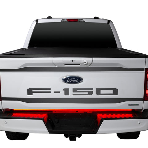 Putco 2024+ Ford F150 w/Factory LED Tail Light & OBS 60in Red Blade Tailgate Light Bar Plug-N-Play - 9202060-38