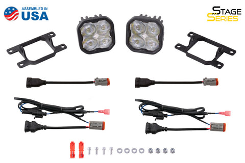Diode Dynamics SS3 Sport Type AS Kit - Yellow SAE Fog - DD6344