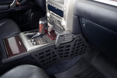 DV8 Offroad 2010 Lexus GX 460 Center Console Molle Panels & Digital Device Bridge - CCGX-02