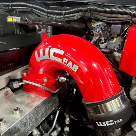 Wehrli 03-07 Dodge 5.9L Cummins High Flow Intake Bundle Kit - WCFab Red - WCF100680-RED