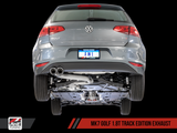 AWE Tuning VW MK7 Golf 1.8T Track Edition Exhaust w/Diamond Black Tips (90mm) - 3020-23022
