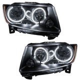Oracle 11-13 Jeep Grand Cherokee SMD HL (Non-HID) - Chrome - White - 7070-001