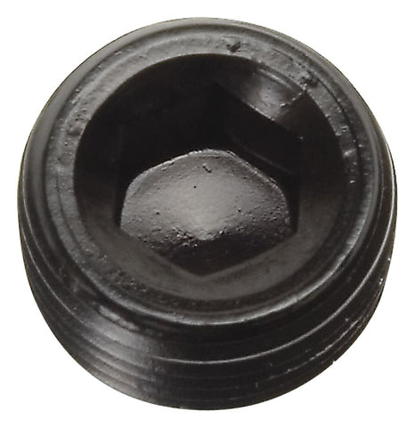 Russell Performance 1/8in Allen Socket Pipe Plug (Black) - 662033