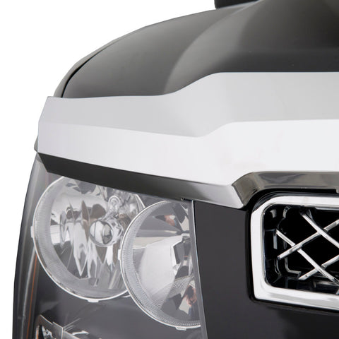 Putco 11-14 Chevrolet Silverado HD Element Chrome Hood Shields - 470110